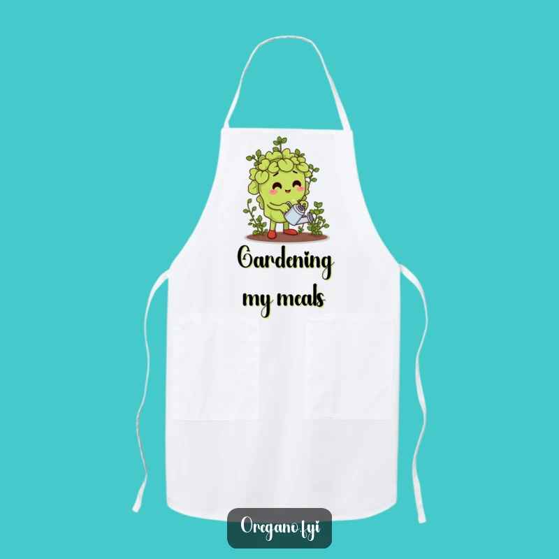 Funny Oregano Gardener Apron: Protect Your Clothes with Botanical Style Gift