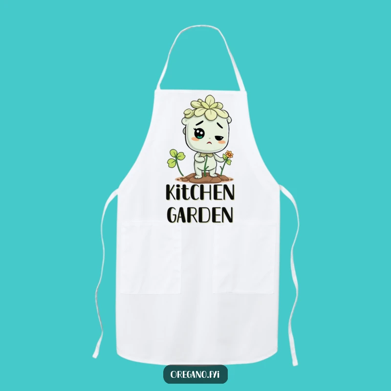 Funny Determined Oregano Apron - Herbaceous Motivation for the Aspiring Grower