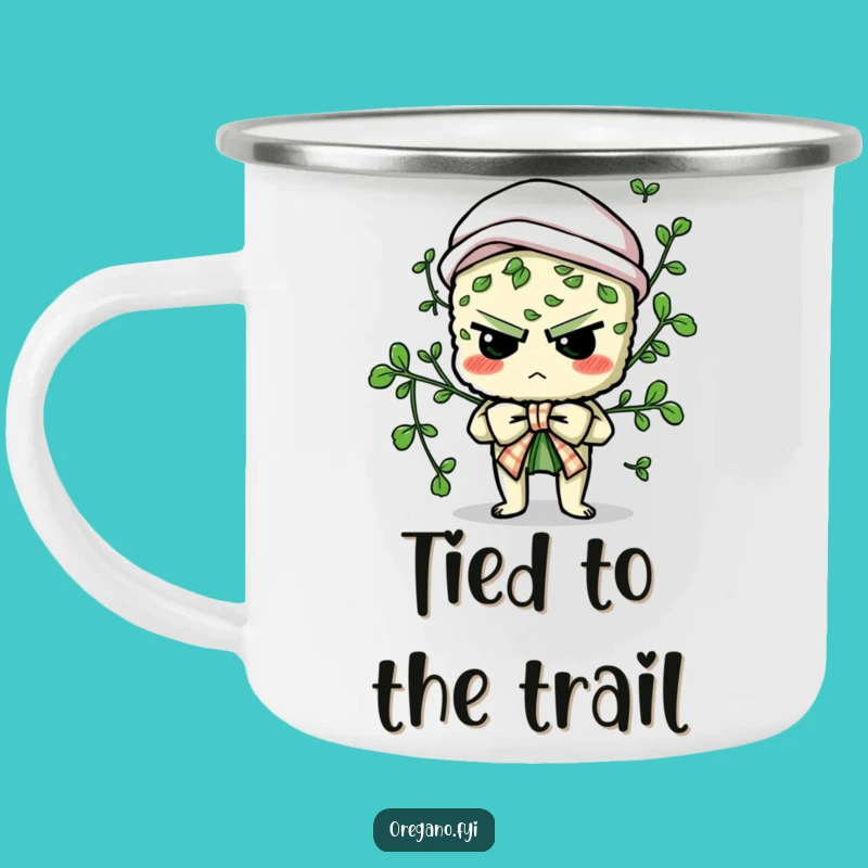 Funny Oregano Camping Mug - Durable & Humorous Herb Drinkware