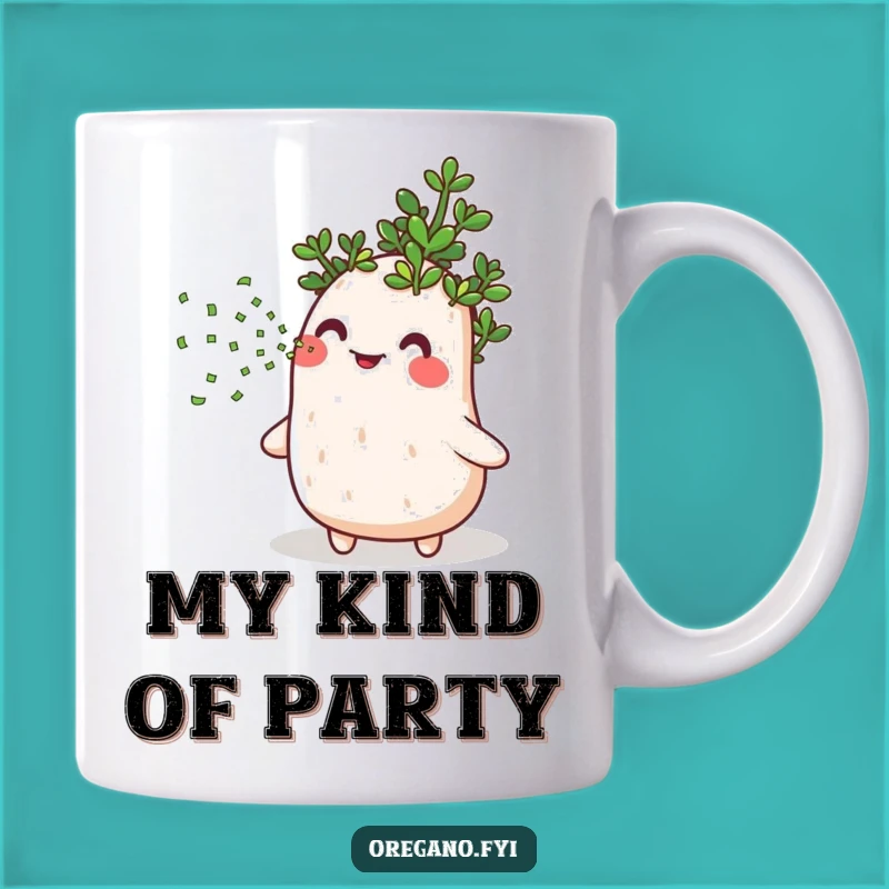 Funny Oregano Confetti Mug: A Hilarious Herb Gift That Will Make You Giggle