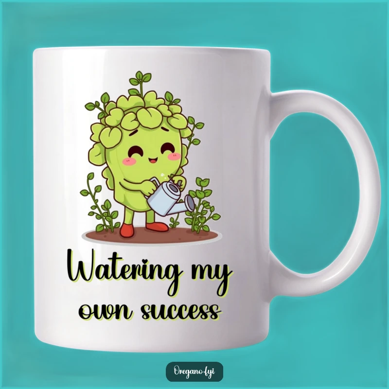 Funny Oregano Gardener Mug: Whimsical Herb Lover Gift for Green Thumbs