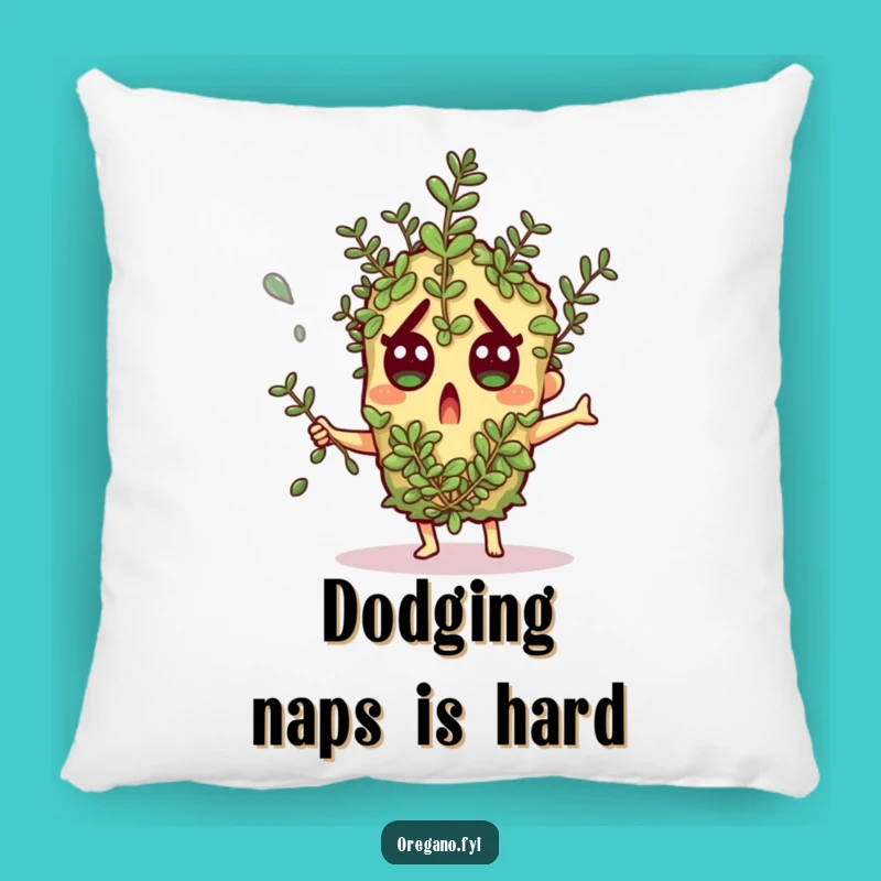 Funny Oregano Pillow - Shocked Herb Cushion, Comfy & Hilarious Home Decor Gift!