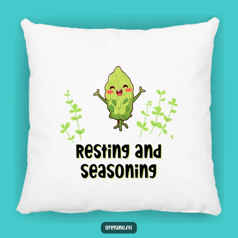 Funny Kawaii Oregano Dancer Pillow A Comfy and Hilarious Accent