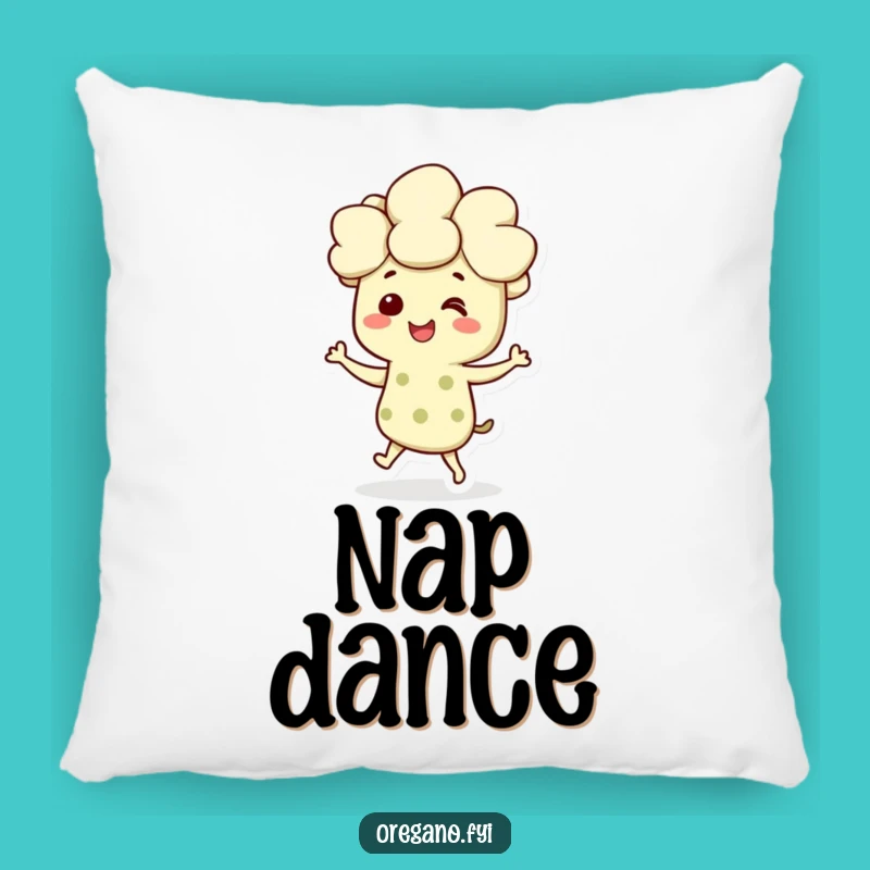 Funny Dancing Oregano Pillow - Soft Comfort with a Dash of Herbaceous Joy