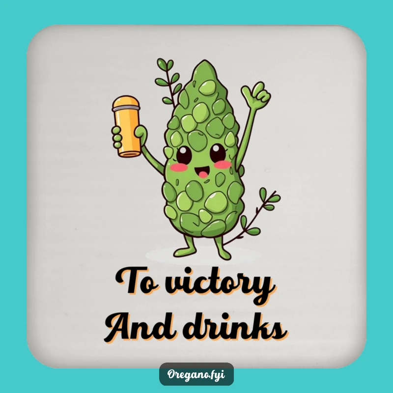 Funny Oregano Spice King Coaster: Season with Triumph Funny Gift!