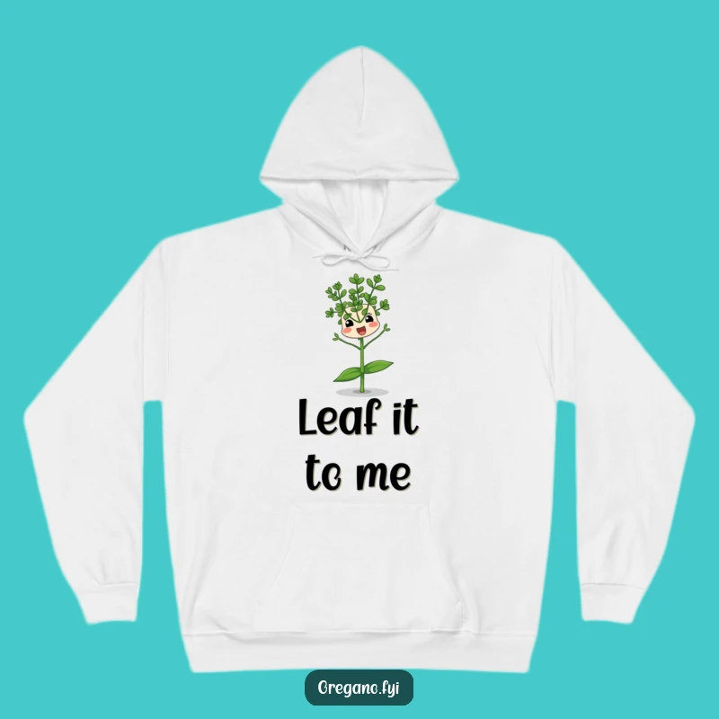 Funny Balancing Oregano Hoodie: Cozy Warmth for Precarious Moments