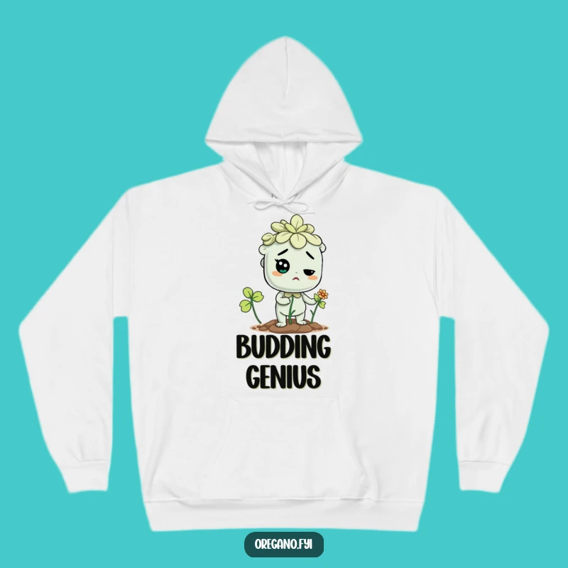 Funny Determined Oregano Hoodie - Cozy Motivation for Your Growth Journey