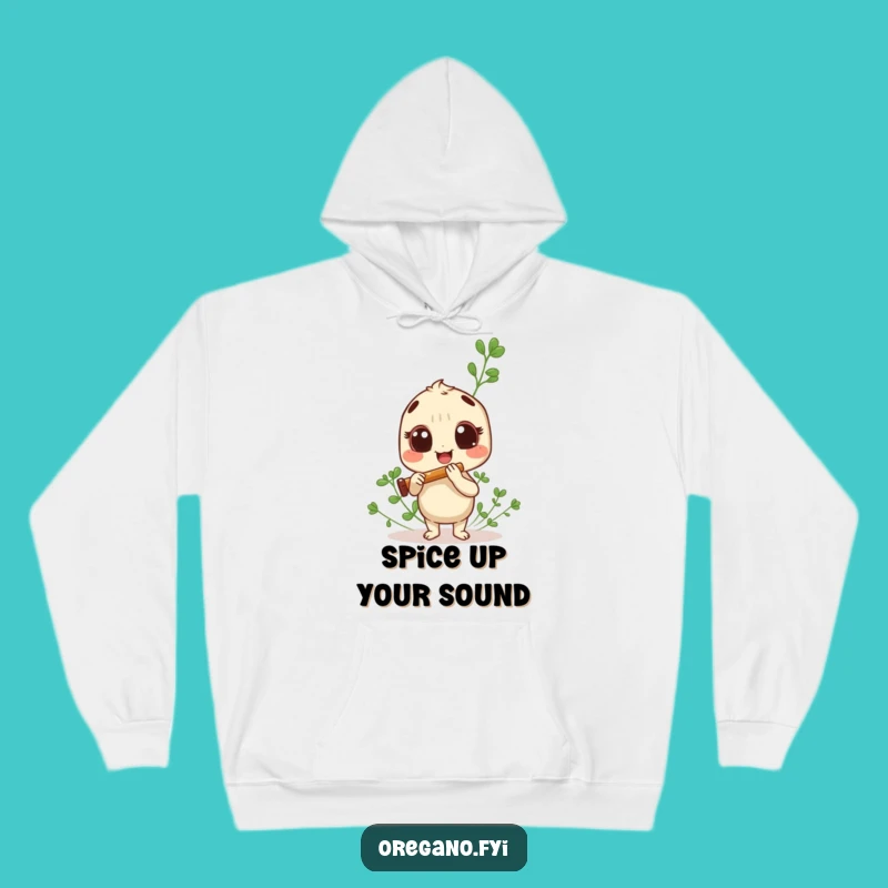 Funny Oregano Panpipe Hoodie: Cozy Herb's Music Lover Apparel, Perfect Funny Gift