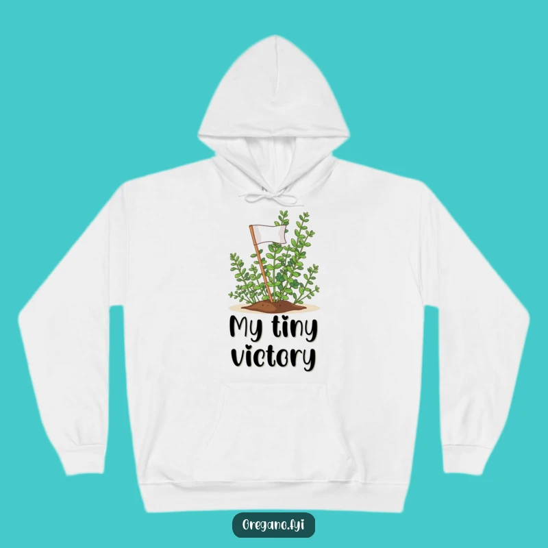 Funny Oregano Victory Flag Hoodie: Stay Cozy with This Champion Herb Design!