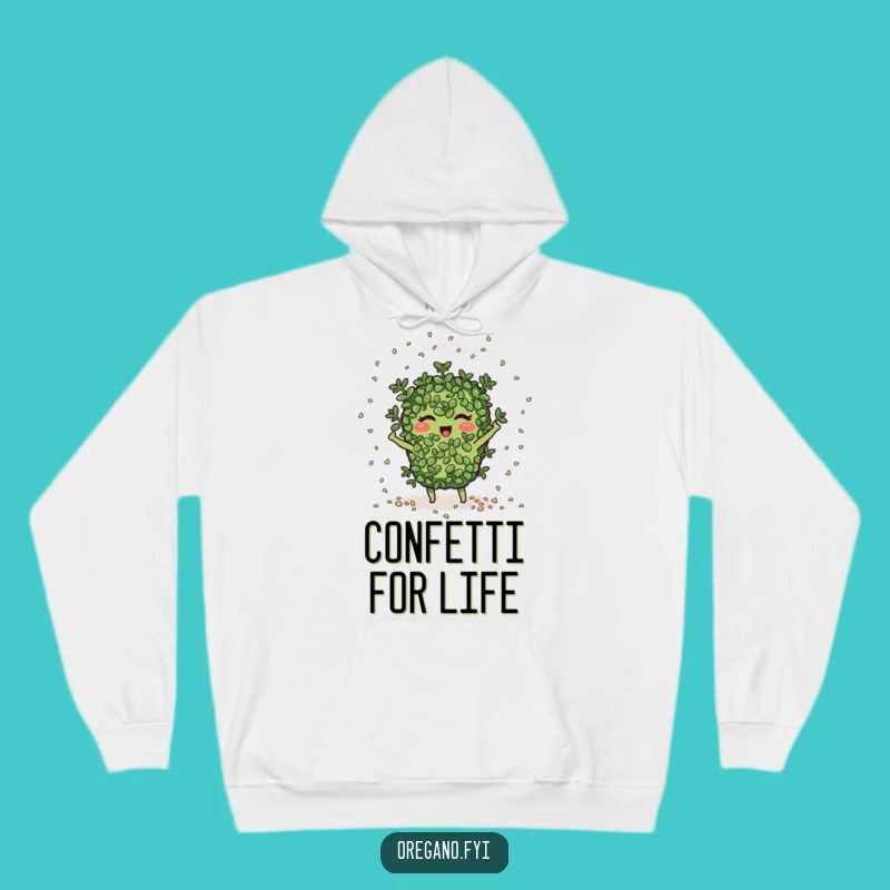 Funny Seed Scattering Oregano Hoodie: Cozy Harvest, Your Warm and Humorous Companion