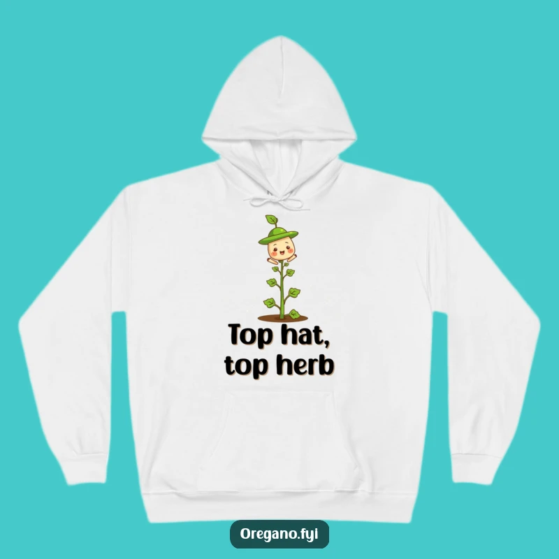 Funny Oregano Hat Hoodie: Stay Cozy and Cheerful with Herbaceous Style