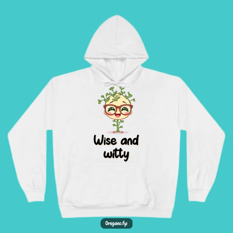 Cozy Funny Oregano Specs Hoodie: Warmth Meets Herbaceous Wit