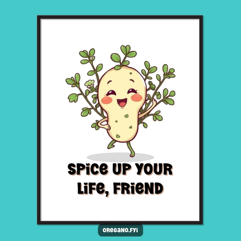 Free Printable Oregano Jig Art: Funny DIY Downloadable Decor!