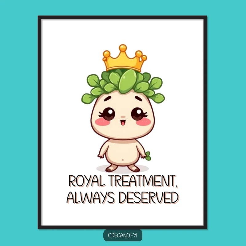 Free Printable Regal Oregano Art: Funny DIY Downloadable Decor!