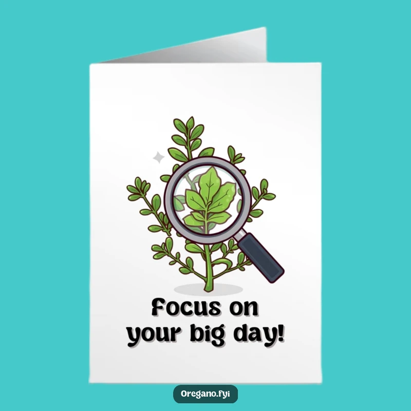 Free Printable Birthday Card: Curious Oregano Inspection Fun Downloadable