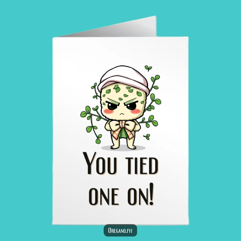 Free Printable Congrats Card: Oregano Chef's Success, Humorous Downloadable Gift