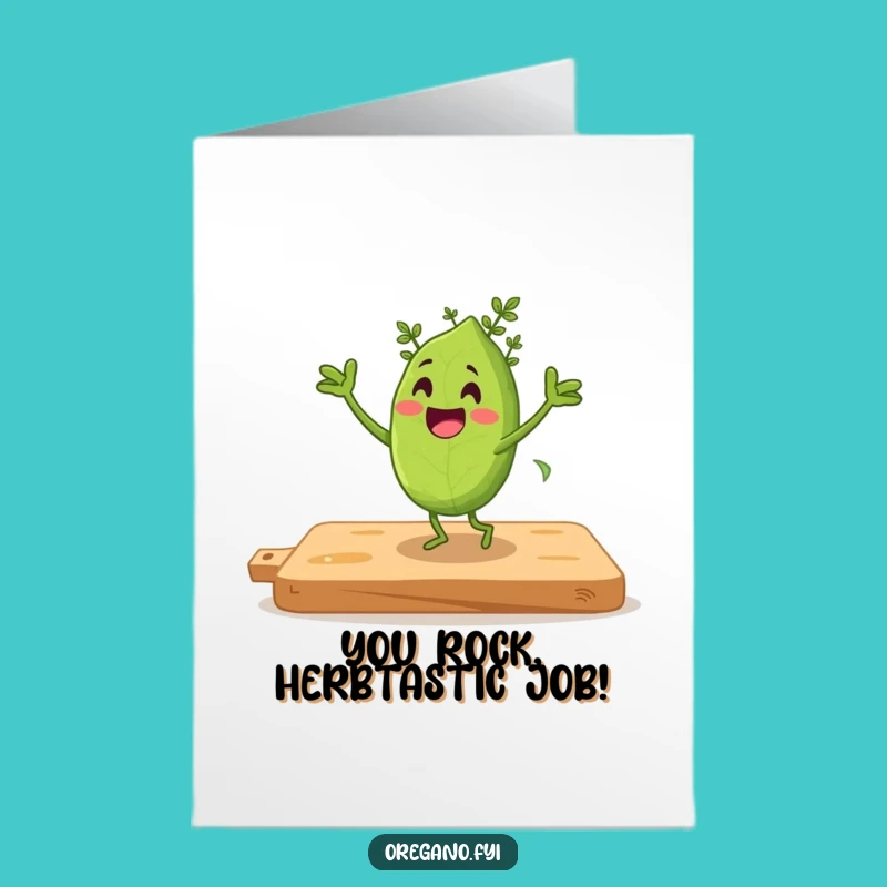 Free Printable Jigging Oregano Congrats Card: Hilarious Downloadable Gift for Winners!