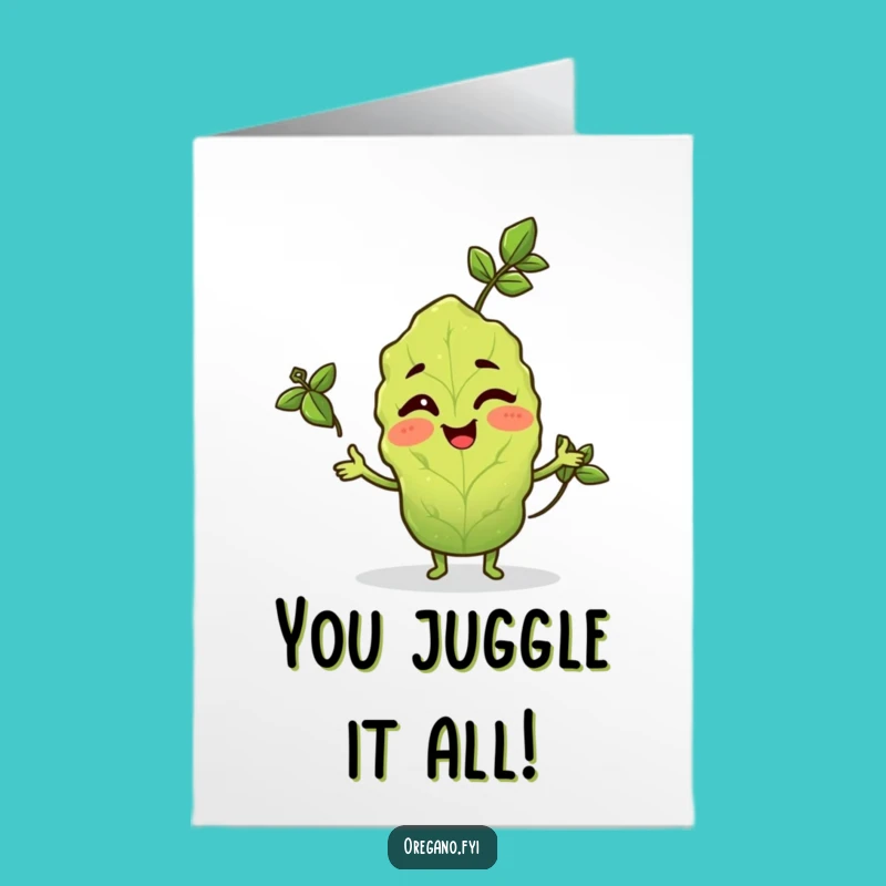 Free Printable Winking Oregano Congrats Card: Hilarious Downloadable Gift for Stars!