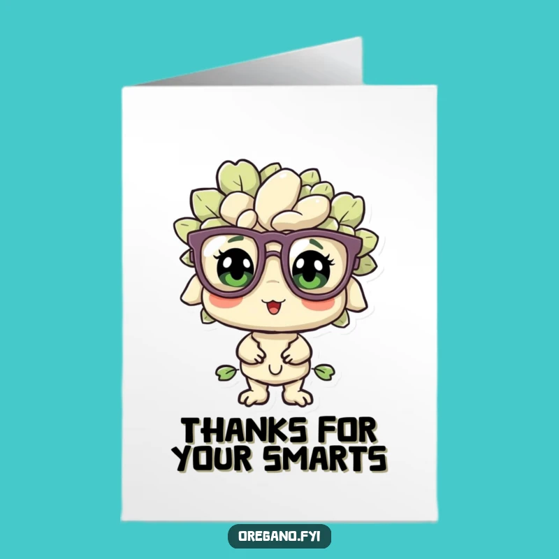 Free Printable Thank You Card: Oregano's Pleased Puzzlement, Funny Downloadable Gift!