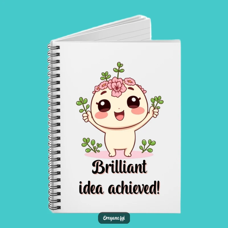 Funny Kawaii Oregano Victory Notebook: Herb Journaling Fun, Hilarious Gift For Writers