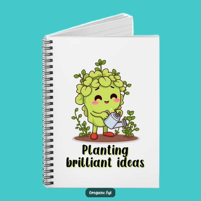 Funny Oregano Gardener Notebook: Journal Your Garden Adventures with Flair Gift