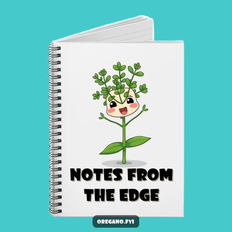 Funny Balancing Oregano Notebook: Jot Down Ideas on Shaky Ground