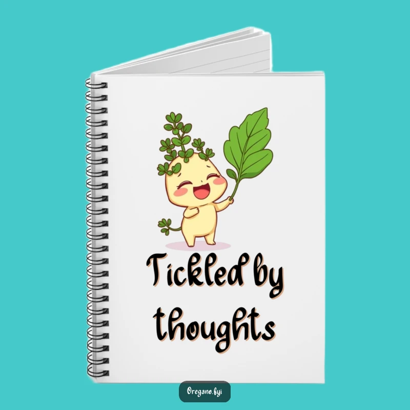 Funny Oregano Notebook: Giggling Herb Tickle Journal for Funny Notes