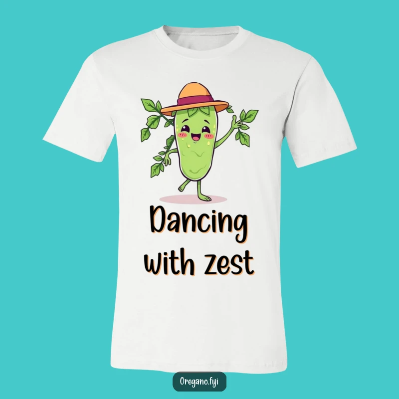 Funny Kawaii Oregano Salsa T-Shirt: Dance with Herbaceous Flair