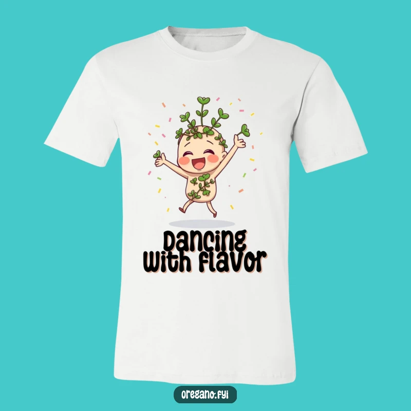 Funny Dancing Oregano T-Shirt - Wear Your Celebration Style!