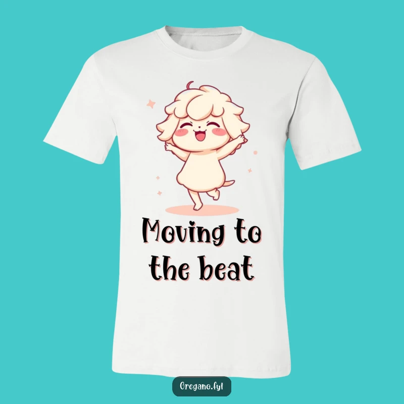 Funny Kawaii Oregano T-Shirt: Cute Dancing Herb Tee, Great Gift