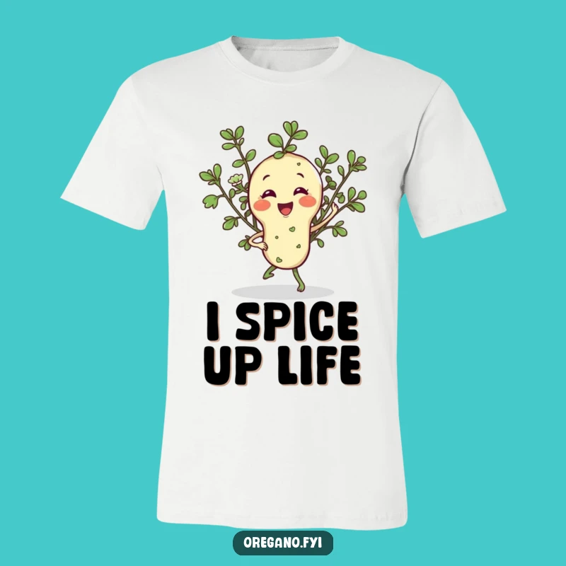 Funny Oregano Jig T-Shirt: Celebrate Flavor with a Lively Herbal Dance