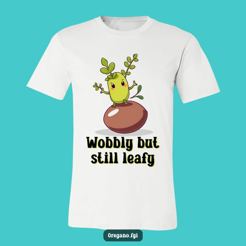 Funny Oregano Olive Pit T-Shirt: Balancing Act Tee Funny Gift!