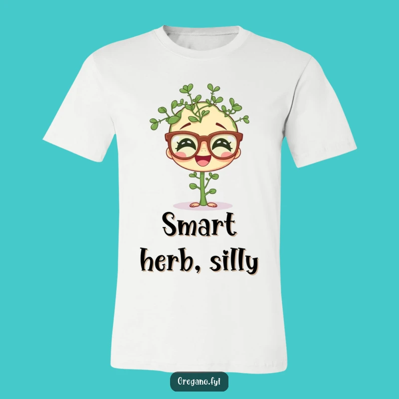 Funny Oregano Specs T-Shirt: Giggles and Herbaceous Humor