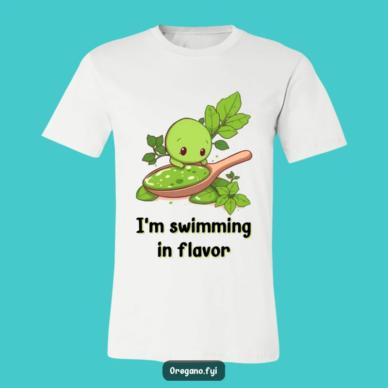 Funny Pesto Explorer Oregano Leaf T-Shirt: A Hilarious Herb Adventure Tee!