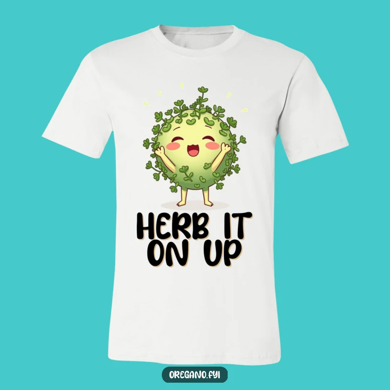 Funny Oregano Cheerleader T-Shirt Show Your Herb Spirit Hilariously