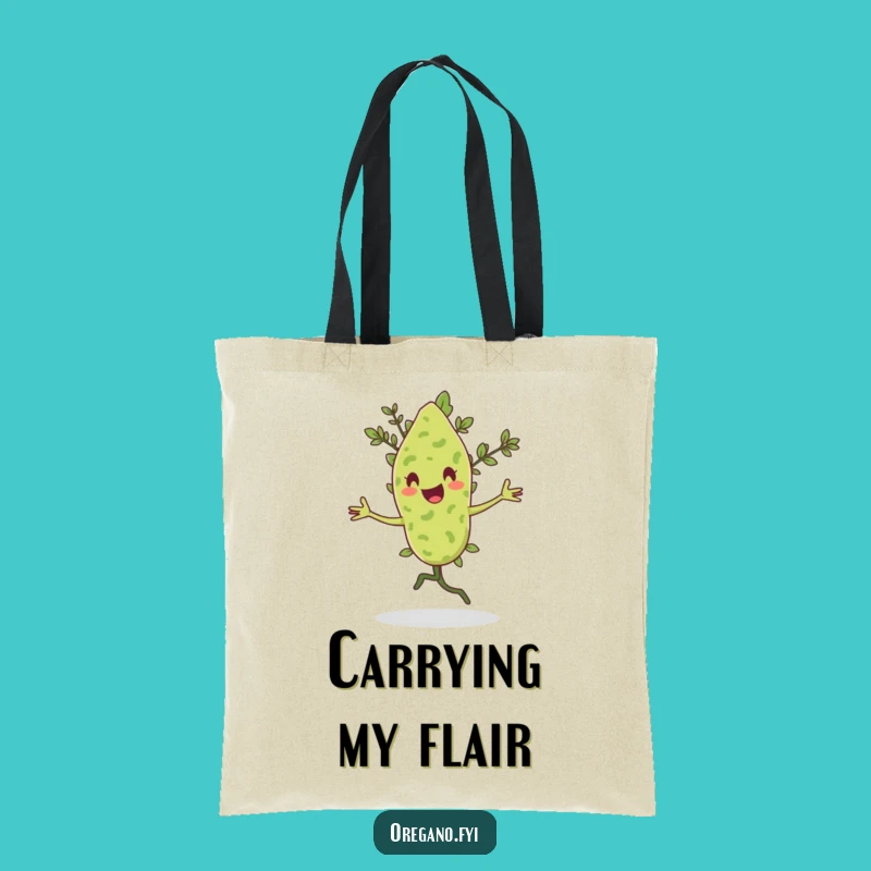 Funny Pirouetting Oregano Tote Bag: Carry Your Moves, Perfect Funny Gift