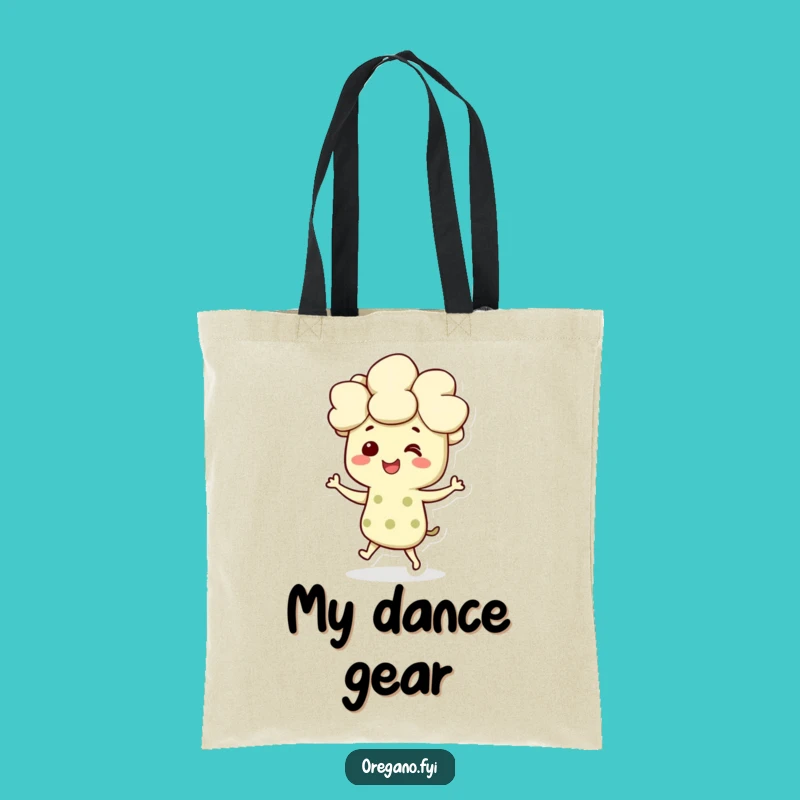 Funny Dancing Oregano Tote Bag - Carry Your Essentials with Joyful Flair