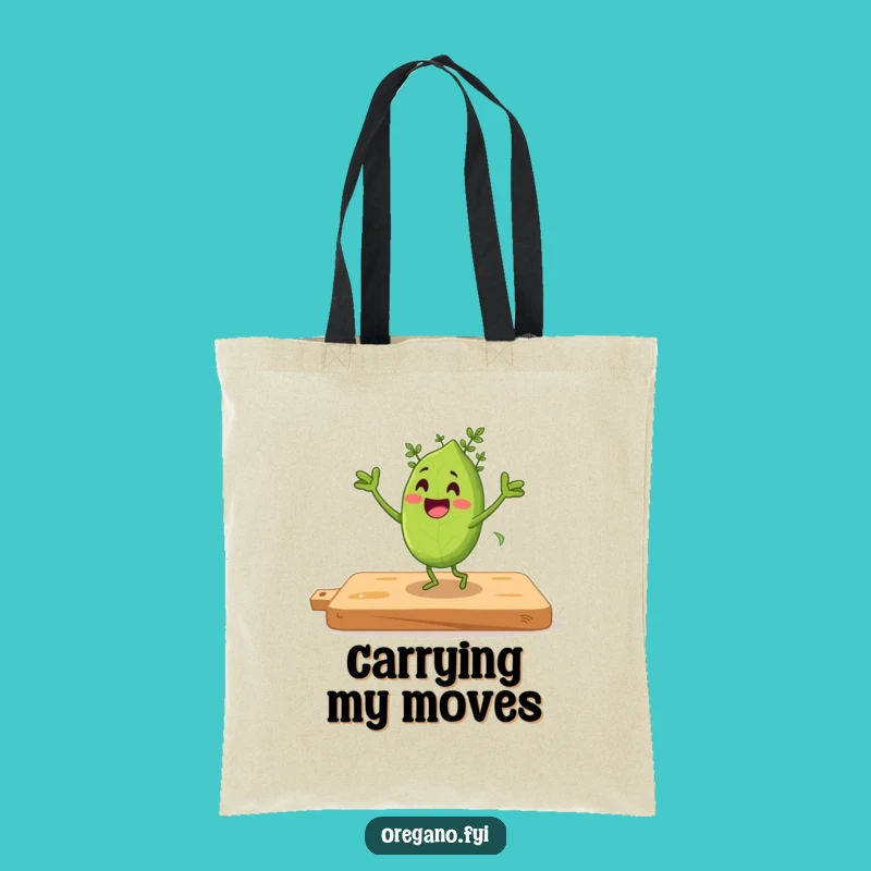 Funny Jigging Oregano Tote Bag: Carry Your Moves in Style, Perfect Funny Gift