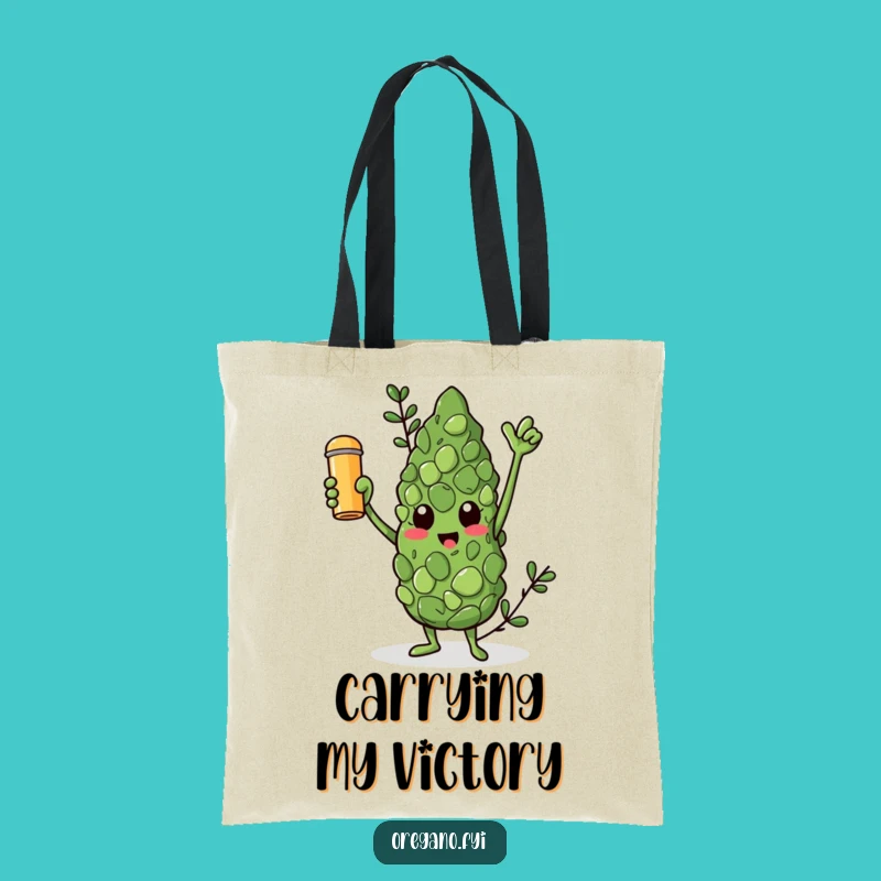 Funny Oregano Spice King Tote Bag: Carry the Triumph Funny Gift!