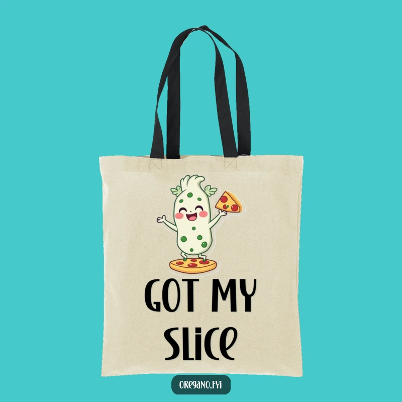Funny Dancing Oregano Tote Bag: Pizza Lover, Perfect Carry-All