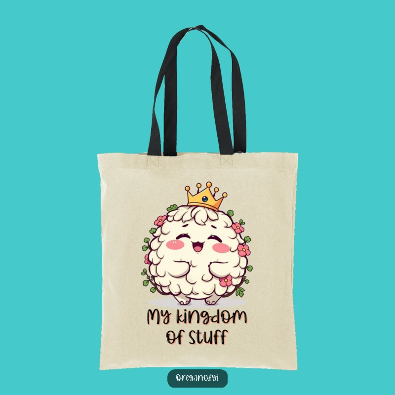 Funny Giggling Oregano King Tote Bag Carry Your Kingdom Hilariously